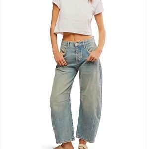 Free People Barrel Jeans in Kismet